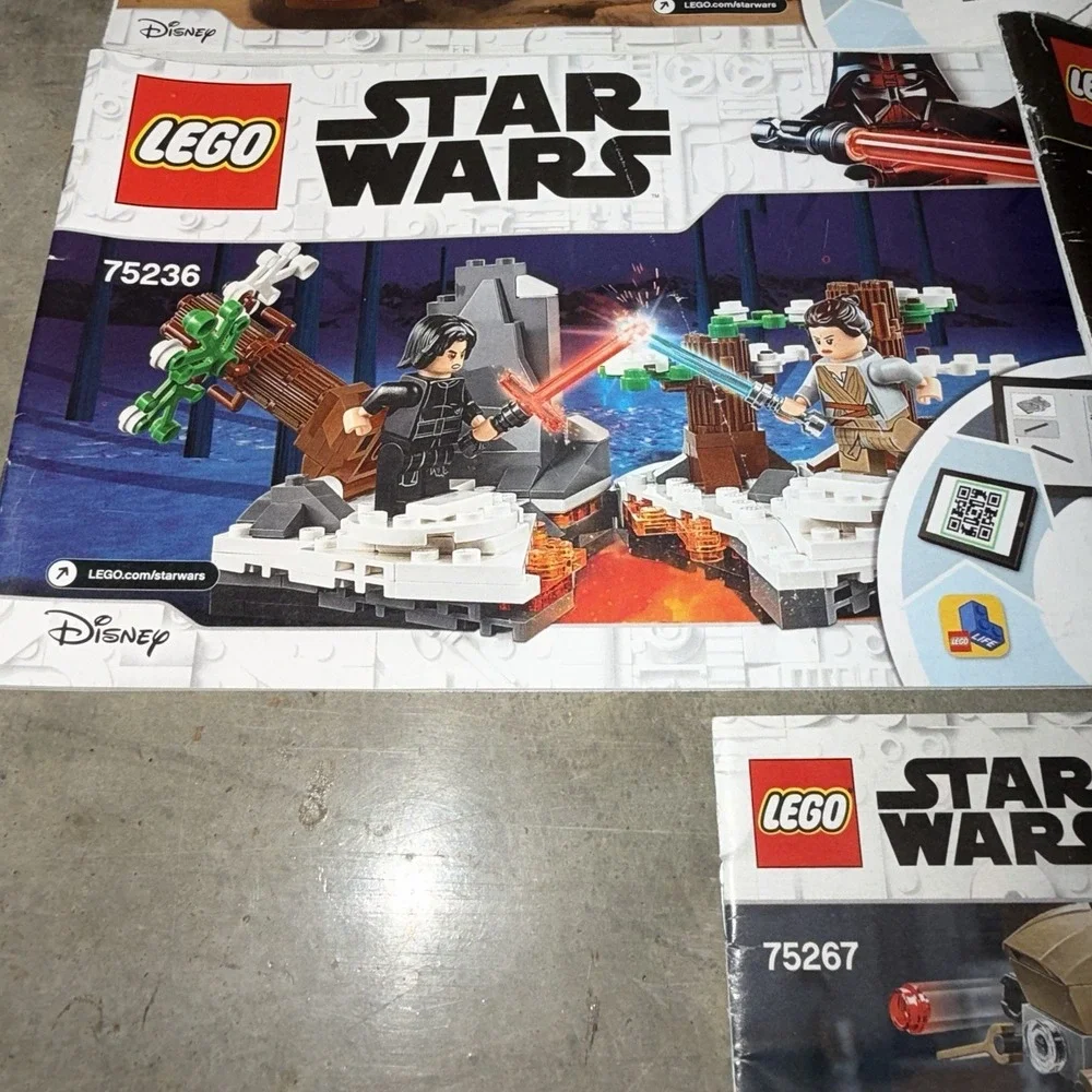LEGO Star Wars Instruction Manuals Lot 75248 75267 75271 75301 + More
